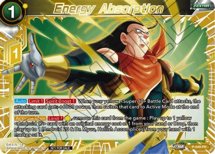 Energy Absorption (Championship Z Extra Card Pack 2023) (Gold-Stamped) (P-549) - Tournament Promotion Cards Foil