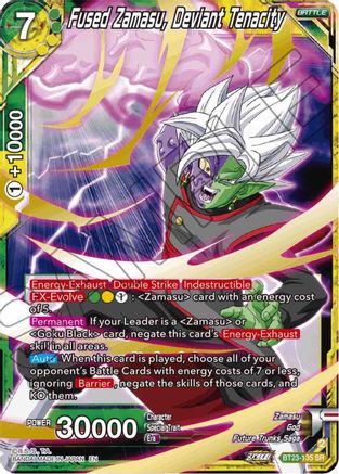 Fused Zamasu, Deviant Tenacity (BT23-135) - Perfect Combination Foil