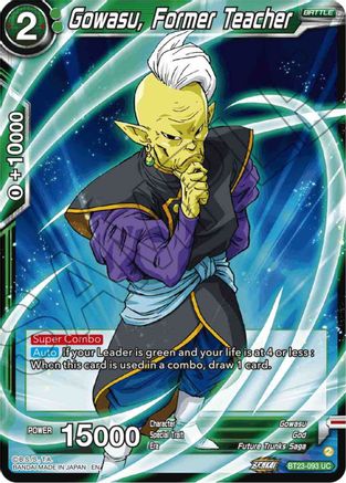 Gowasu, Former Teacher (BT23-093) - Perfect Combination