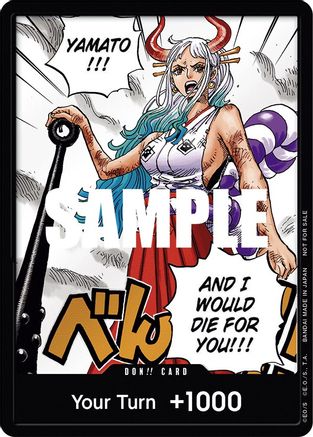 DON!! Card (Yamato) (1st Anniversary DON!! Card Pack) - One Piece Promotion Cards