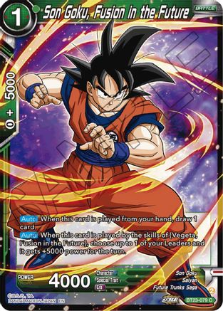 Son Goku, Fusion in the Future (BT23-079) - Perfect Combination Foil