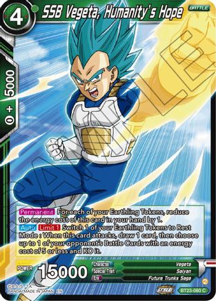 SSB Vegeta, Humanity's Hope (BT23-080) - Perfect Combination Foil