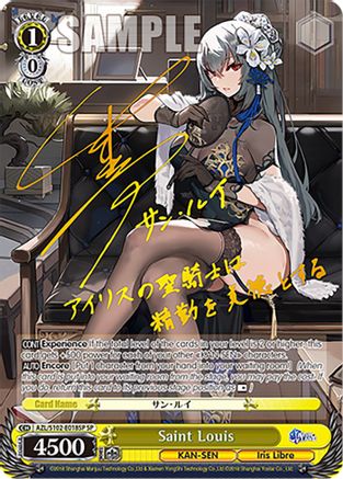 Saint Louis (SP) (Gold Signature) (AZL/S102-E018SP SP) - Azur Lane