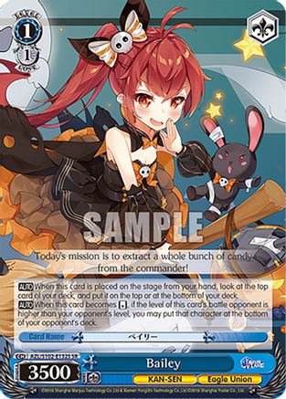 Bailey (SR) (AZL/S102-E132S SR) - Azur Lane