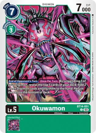 Okuwamon (BT14-051) - Blast Ace