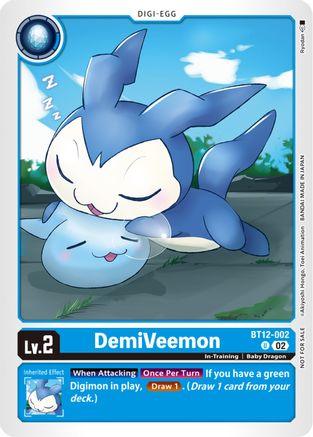 DemiVeemon (NYCC 2023 Demo Deck) (BT12-002) - Digimon Demo Deck Exclusive Cards