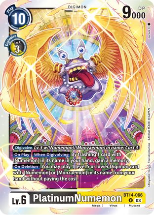 PlatinumNumemon (BT14-066) - Blast Ace Foil