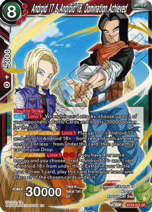 Android 17 & Android 18, Domination Achieved (BT23-022) - Perfect Combination Foil