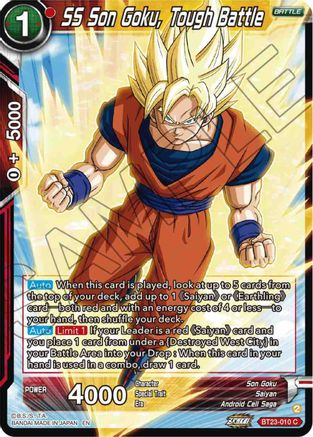 SS Son Goku, Tough Battle (BT23-010) - Perfect Combination Foil