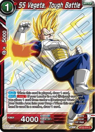 SS Vegeta, Tough Battle (BT23-014) - Perfect Combination Foil