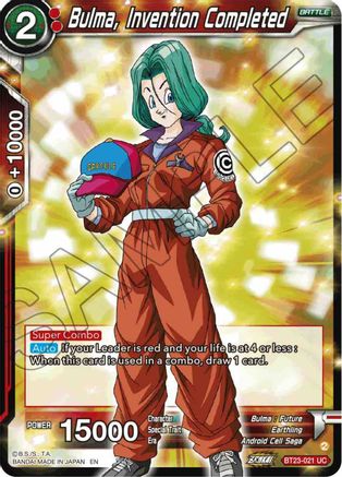 Bulma, Invention Completed (BT23-021) - Perfect Combination