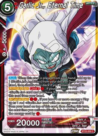 Garlic Jr., Eternal Time (BT23-009) - Perfect Combination