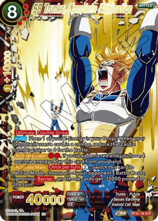 SS Trunks, Complete Elimination (BT23-138) - Perfect Combination Foil