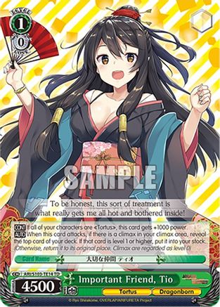 Important Friend, Tio (ARI/S103-TE14 TD) - Arifureta: From Commonplace to World's Strongest