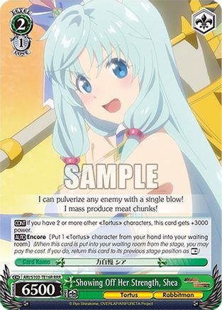 Showing Off Her Strength, Shea (RRR) (ARI/S103-TE16R RRR) - Arifureta: From Commonplace to World's Strongest