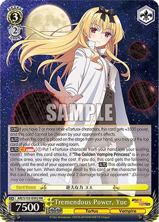 Tremendous Power, Yue (ARI/S103-E002 RR) - Arifureta: From Commonplace to World's Strongest
