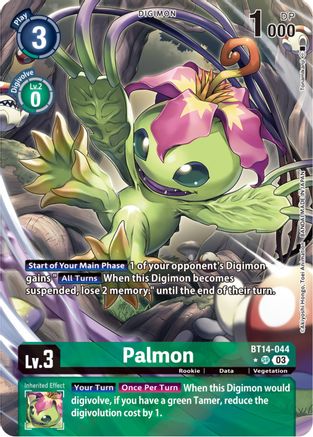 Palmon (Alternate Art) (BT14-044) - Blast Ace Foil