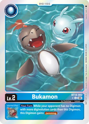 Bukamon (Blast Ace Box Promotion Pack) (BT14-002) - Blast Ace Foil