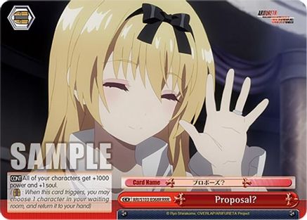 Proposal? (RRR) (ARI/S103-E068R RRR) - Arifureta: From Commonplace to World's Strongest