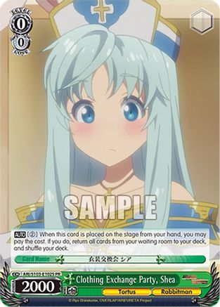 Clothing Exchange Party, Shea (Foil) (ARI/S103-E102S PR) - Arifureta: From Commonplace to World's Strongest