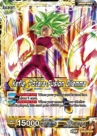 Kale & Caulifla // Kefla, Potara-Fusion Dilemma (BT23-100) - Perfect Combination Foil