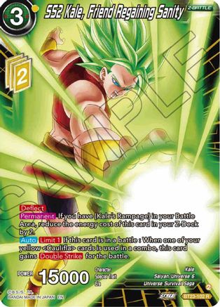 SS2 Kale, Friend Regaining Sanity (BT23-102) - Perfect Combination Foil