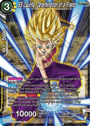 SS Caulifla, Determination of a Friend (BT23-125) - Perfect Combination
