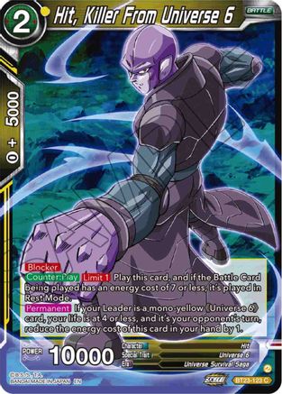 Hit, Killer From Universe 6 (BT23-123) - Perfect Combination