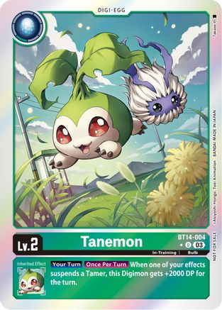 Tanemon (Blast Ace Box Promotion Pack) (BT14-004) - Blast Ace Foil