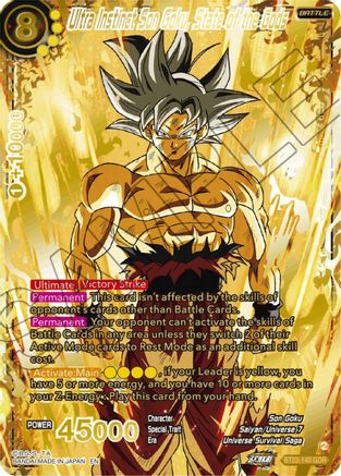 Ultra Instinct Son Goku, State of the Gods (GDR) (BT23-140) - Perfect Combination Foil
