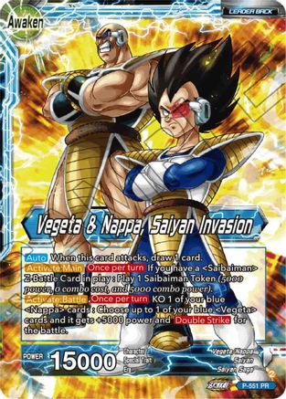 Nappa // Vegeta & Nappa, Saiyan Invasion (P-551) - Promotion Cards Foil