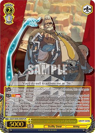 Goldlewis: Secretary of Defense (SP) (GGST/SX06-004SP SP) - Guilty Gear -Strive-