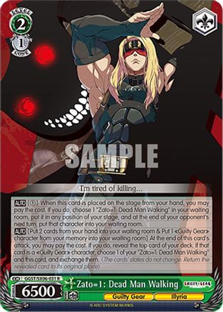 Zato=1: Dead Man Walking (GGST/SX06-031 R) - Guilty Gear -Strive-