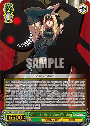 Zato=1: Dead Man Walking (SP) (GGST/SX06-031SP SP) - Guilty Gear -Strive-