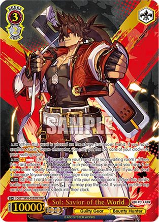 Sol: Savior of the World (OFR) (GGST/SX06-053OFR OFR) - Guilty Gear -Strive-