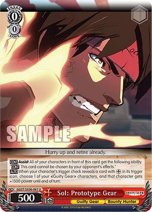 Sol: Prototype Gear (GGST/SX06-061 U) - Guilty Gear -Strive-