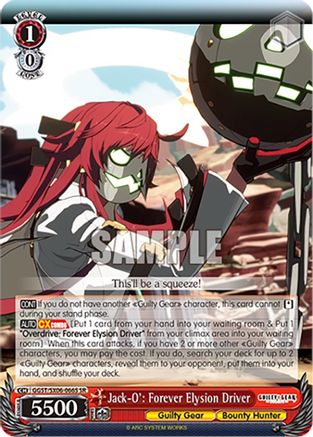 Jack-O': Forever Elysion Driver (SR) (GGST/SX06-066S SR) - Guilty Gear -Strive-