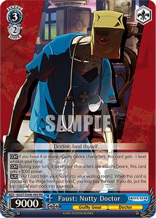 Faust: Nutty Doctor (GGST/SX06-082 RR) - Guilty Gear -Strive-