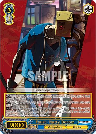 Faust: Nutty Doctor (SP) (GGST/SX06-082SP SP) - Guilty Gear -Strive-