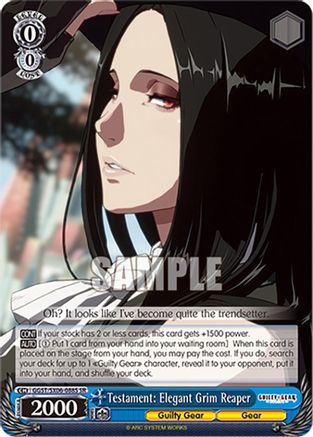 Testament: Elegant Grim Reaper (SR) (GGST/SX06-088S SR) - Guilty Gear -Strive-