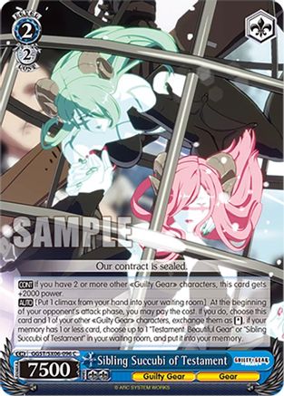 Sibling Succubi of Testament (GGST/SX06-096 C) - Guilty Gear -Strive-