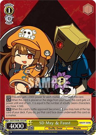SD May & Faust (Foil) (GGST/SX06-101S PR) - Guilty Gear -Strive-