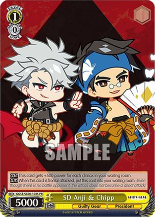 SD Anji & Chipp (Foil) (GGST/SX06-102S PR) - Guilty Gear -Strive-