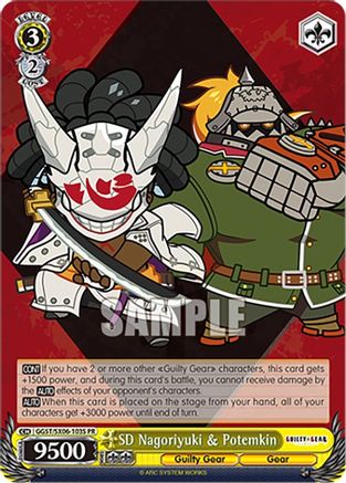 SD Nagoriyuki & Potemkin (Foil) (GGST/SX06-103S PR) - Guilty Gear -Strive-
