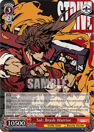 Sol: Brash Warrior (GGST/SX06-P03 PR) - Guilty Gear -Strive-