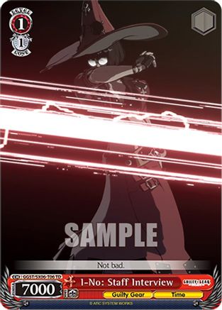 I-No: Staff Interview (GGST/SX06-T06 TD) - Guilty Gear -Strive-