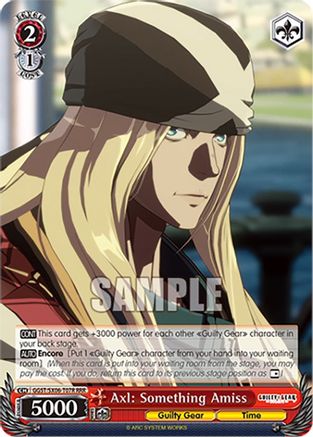 Axl: Something Amiss (RRR) (GGST/SX06-T07R RRR) - Guilty Gear -Strive-