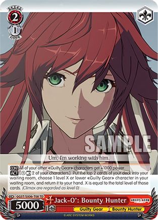 Jack-O': Bounty Hunter (GGST/SX06-T08 TD) - Guilty Gear -Strive-