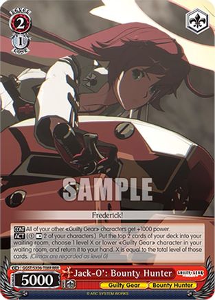 Jack-O': Bounty Hunter (RRR) (GGST/SX06-T08R RRR) - Guilty Gear -Strive-