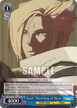 Daryl: Third King of Illyria (GGST/SX06-T16 TD) - Guilty Gear -Strive-